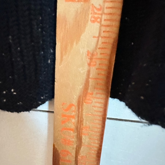 J Jill OS speckled blue oversized oblong crew neck short sleeve woman sweater - Picture 8 of 10